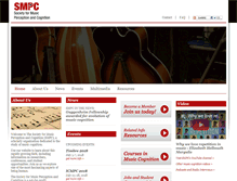 Tablet Screenshot of musicperception.org